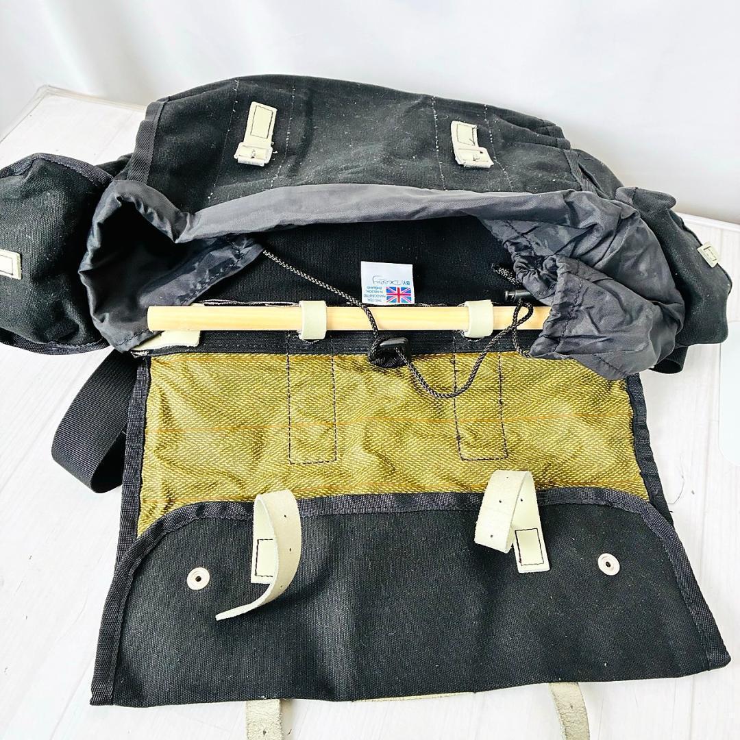 ★美品★ Carradice サドルバッグ 英国製 自転車 本革 キャンバス 黒