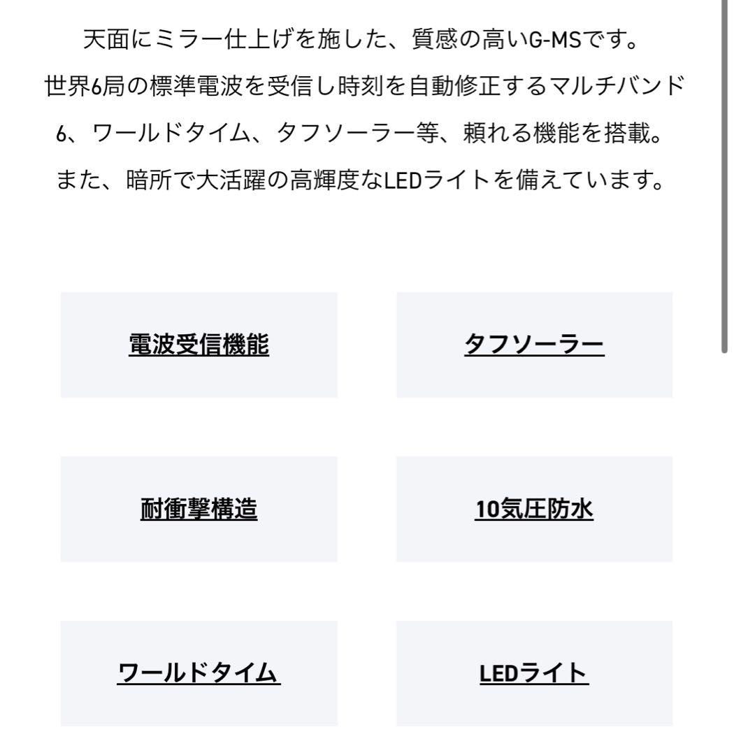 新品未使用／CASIO Baby-G MSG-W200G-1A2JF/国内正規品