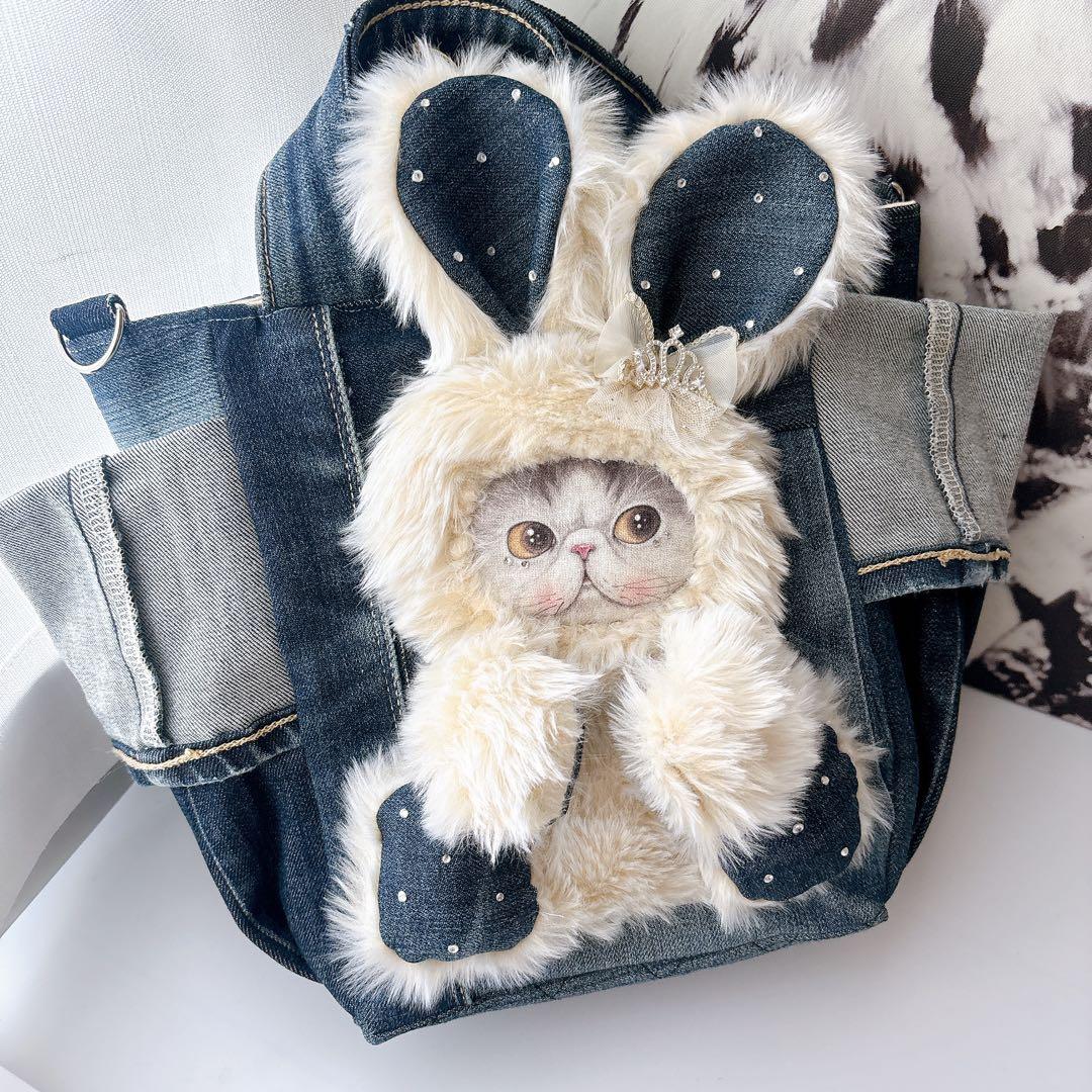 喜*ん様 コヤンイサムチョン　ポケットたくさん　トートバッグ　マンドゥちゃん　デ