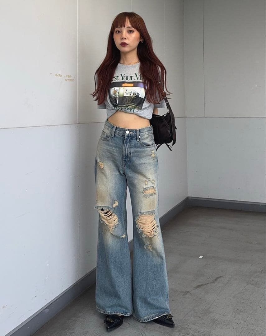 SLY DAMAGE J/W FLARE PT-C ダメージ ジャストウエスト