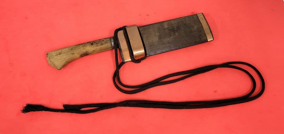 古式百錬　土佐　名匠　武峰作　アンティーク　ナタ　鉈　狩猟刀