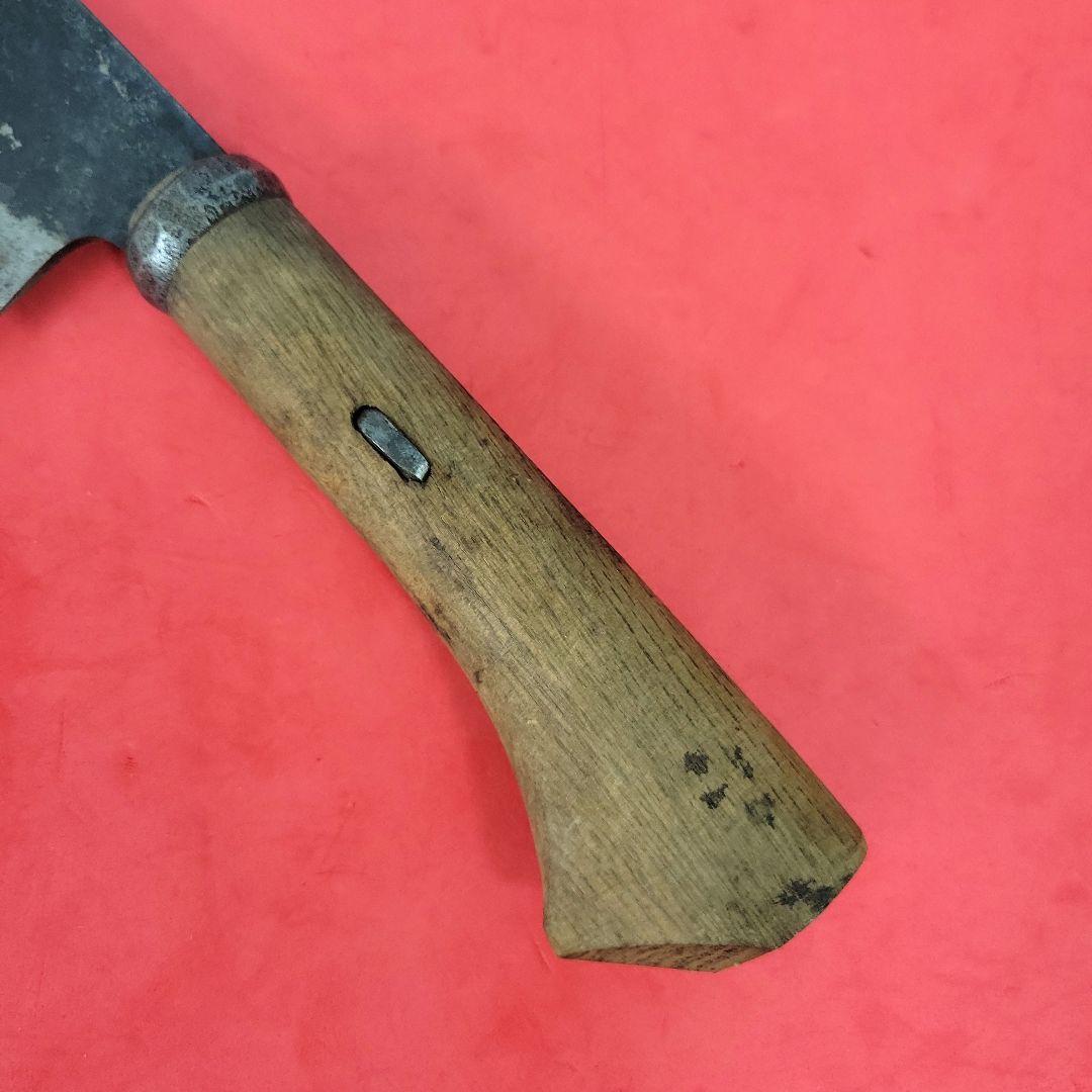古式百錬　土佐　名匠　武峰作　アンティーク　ナタ　鉈　狩猟刀