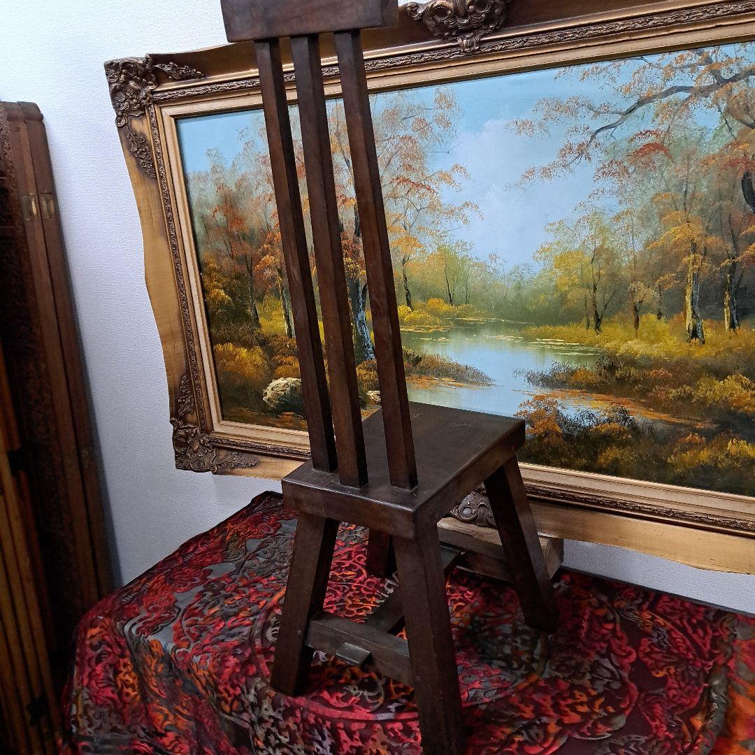 ♡古木の小椅子 花台 ♡