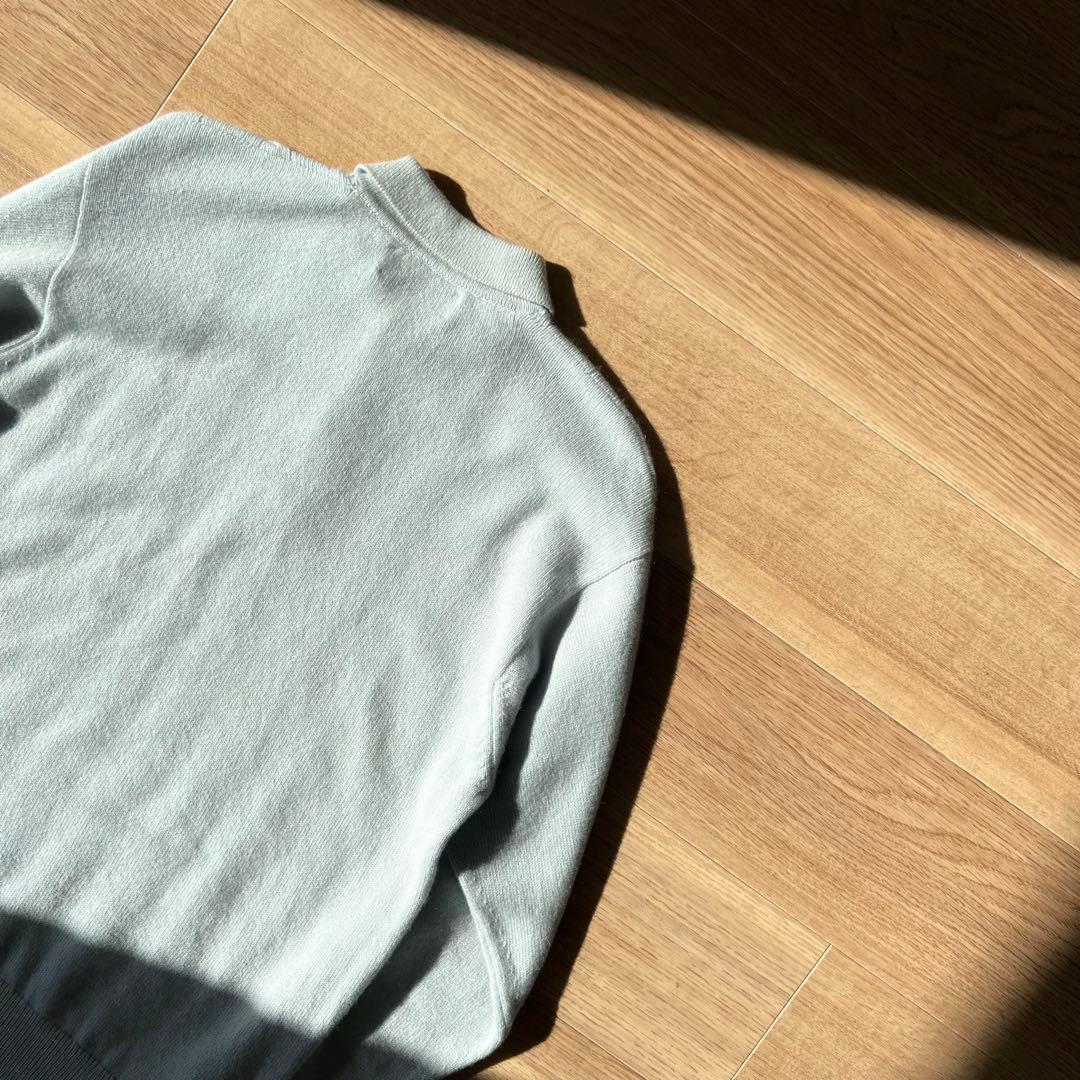 90s Ballantyne カシミヤ ケーブル ニット ポロ スコットランド