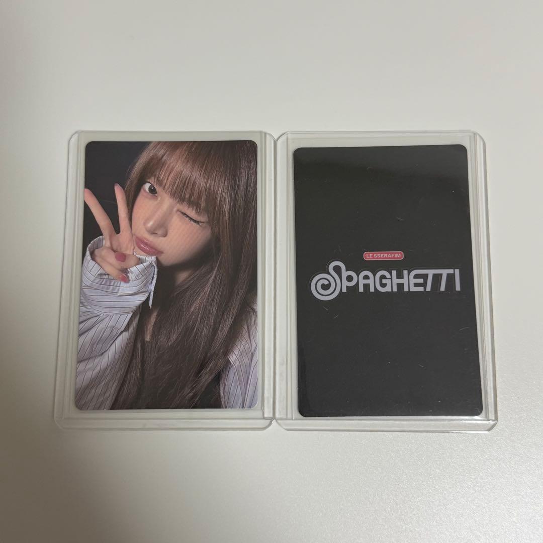 LE SSERAFIM ルセラ SPAGHETTI M2U トレカ ウンチェ