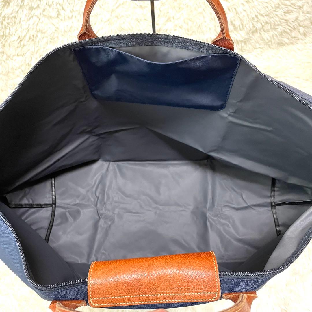 ロンシャン ル プリアージュ XL フランス製 折り畳み トラベルバッグ NVY