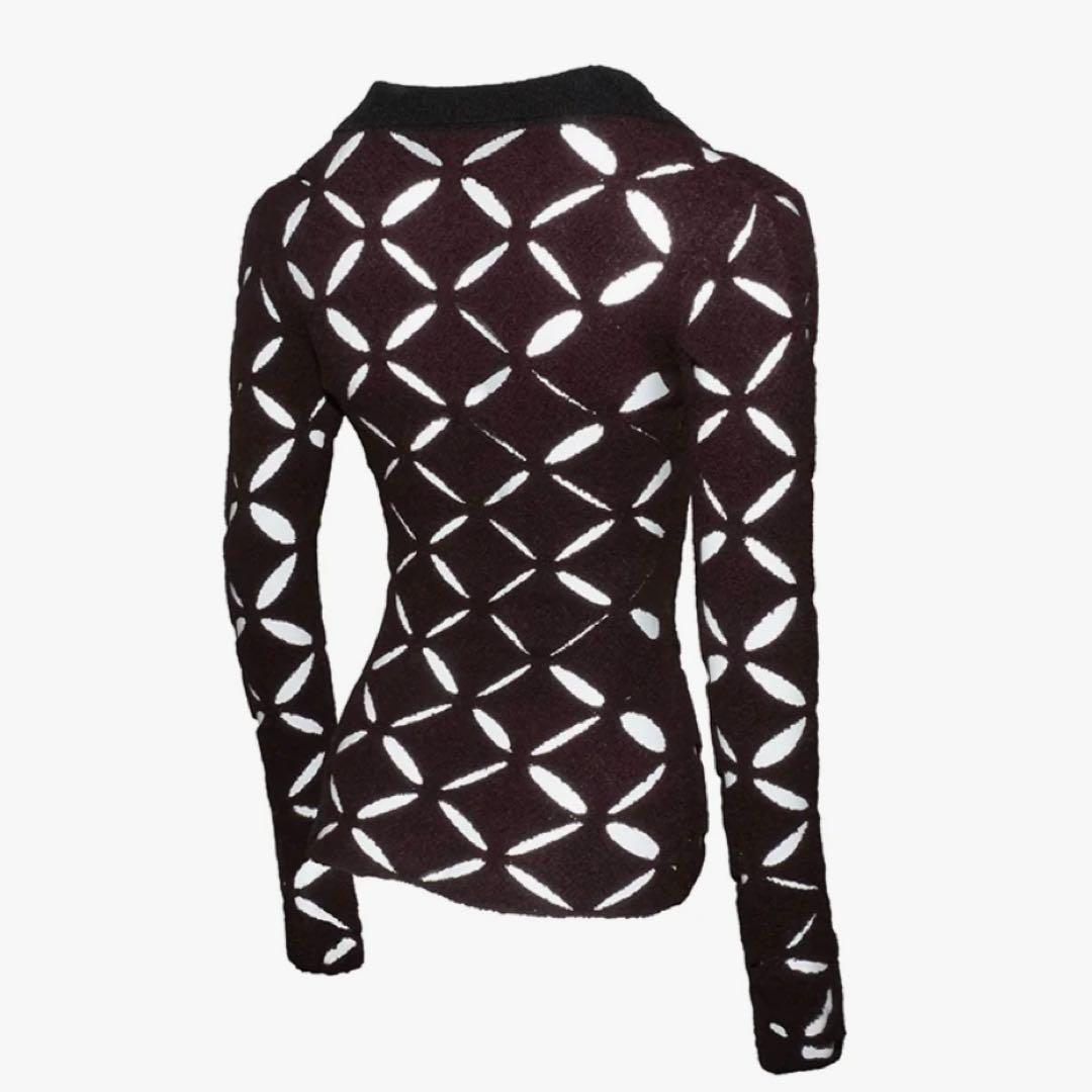 トップス theredthread S knit fit tops repeatpetal