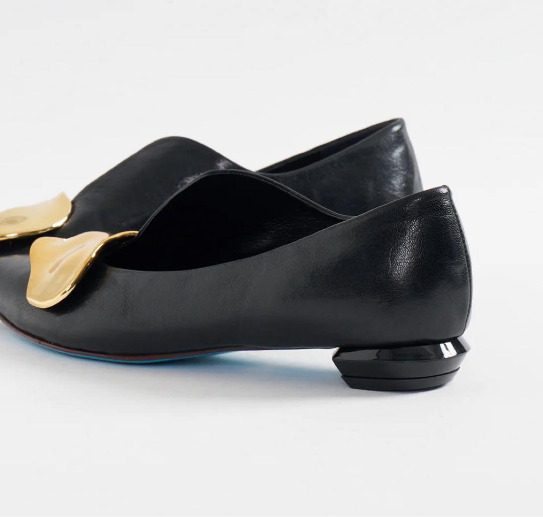 m*i様 MANAビーンズパンプス ブラック 36size 23㌢ 新品