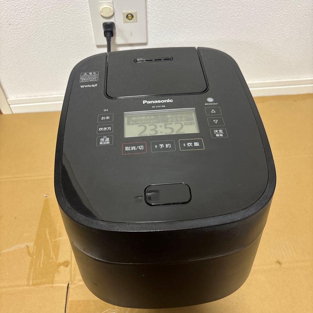 Panasonic ブラック 炊飯器2018年製