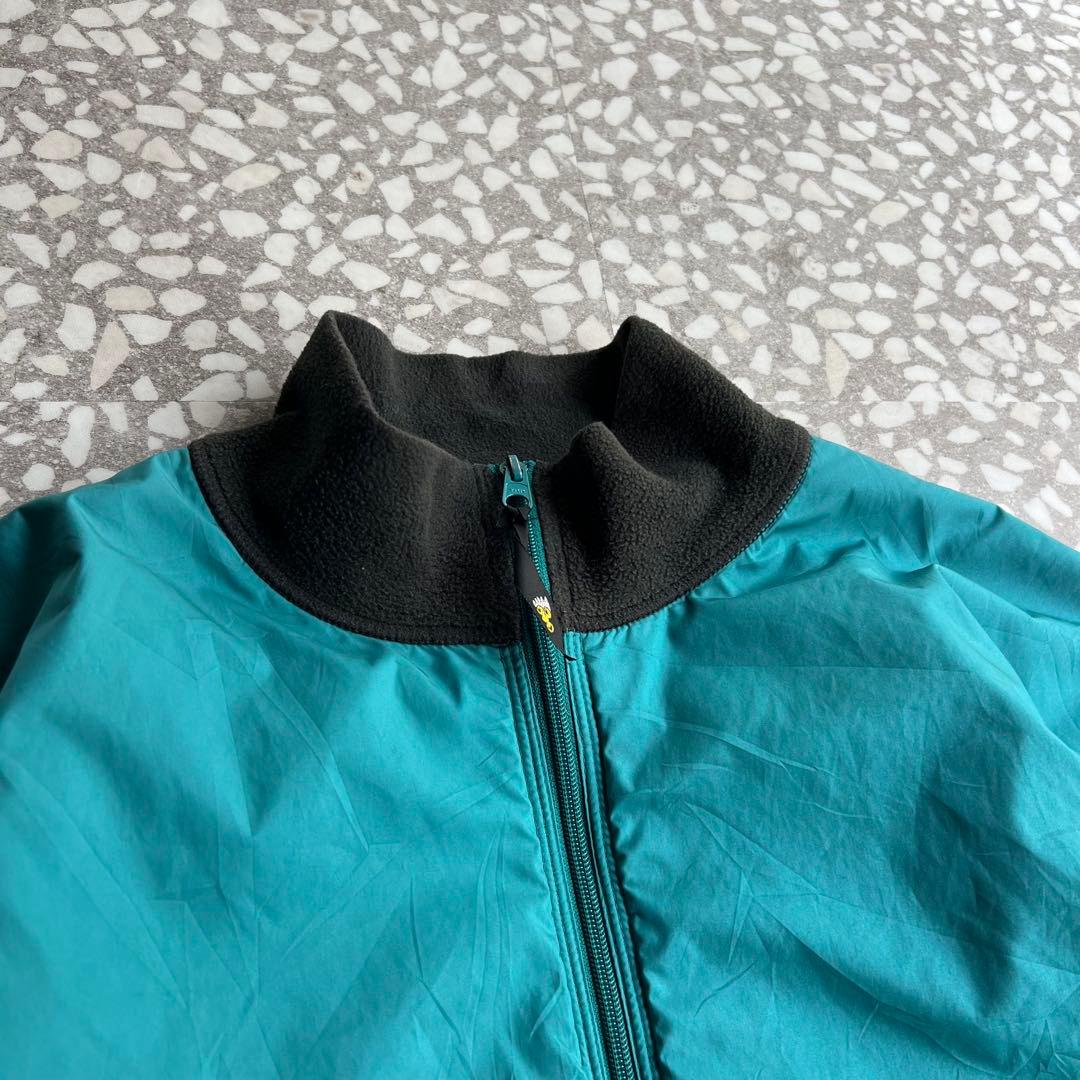 【フリース＆ナイロン切り替え】オールドアディダス古着万国旗タグ常田大希松村北斗