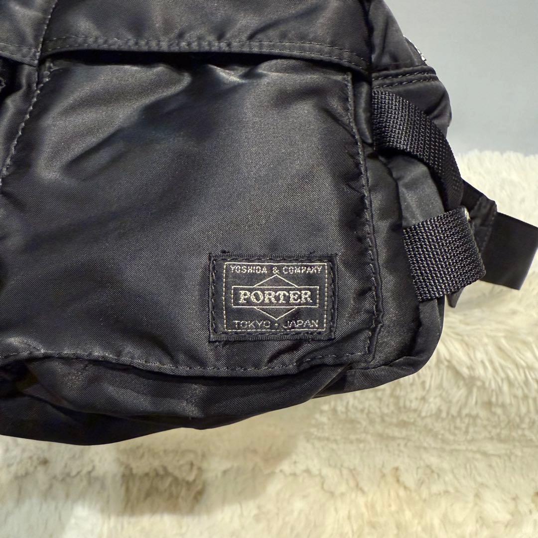 超人気【極美品】ポーター タンカー PORTER ウエストバッグ ブラック