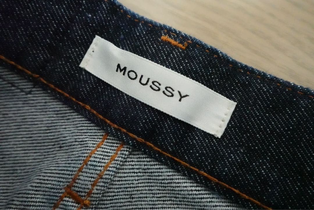 極美品 MOUSSY MVS FLARE フレア　ブーツカット　デニム　23
