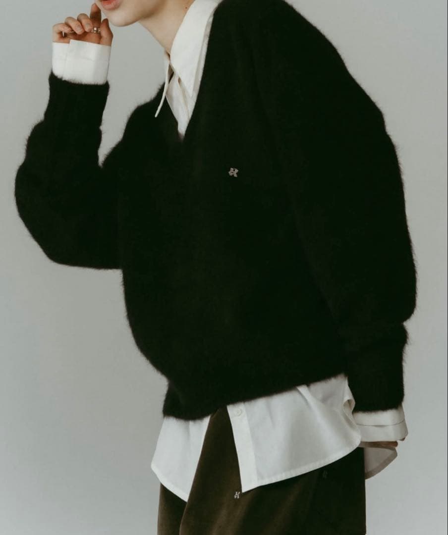 【knuth marf】fox v-neck knit ノベルティ付き