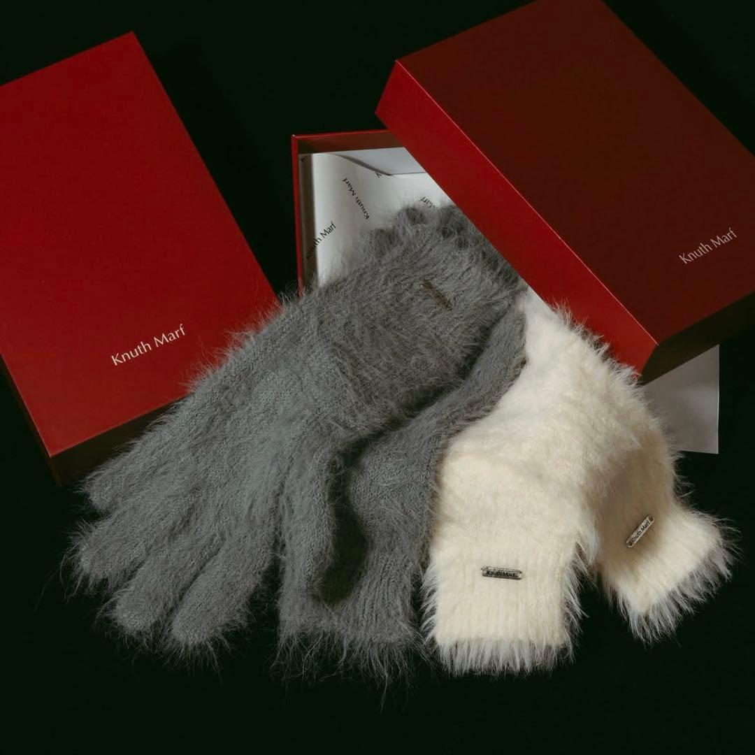 【knuth marf】fox v-neck knit ノベルティ付き