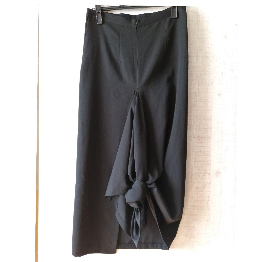 【未使用】ヨウジヤマモト　ロングタイトスカート　ウールスカート