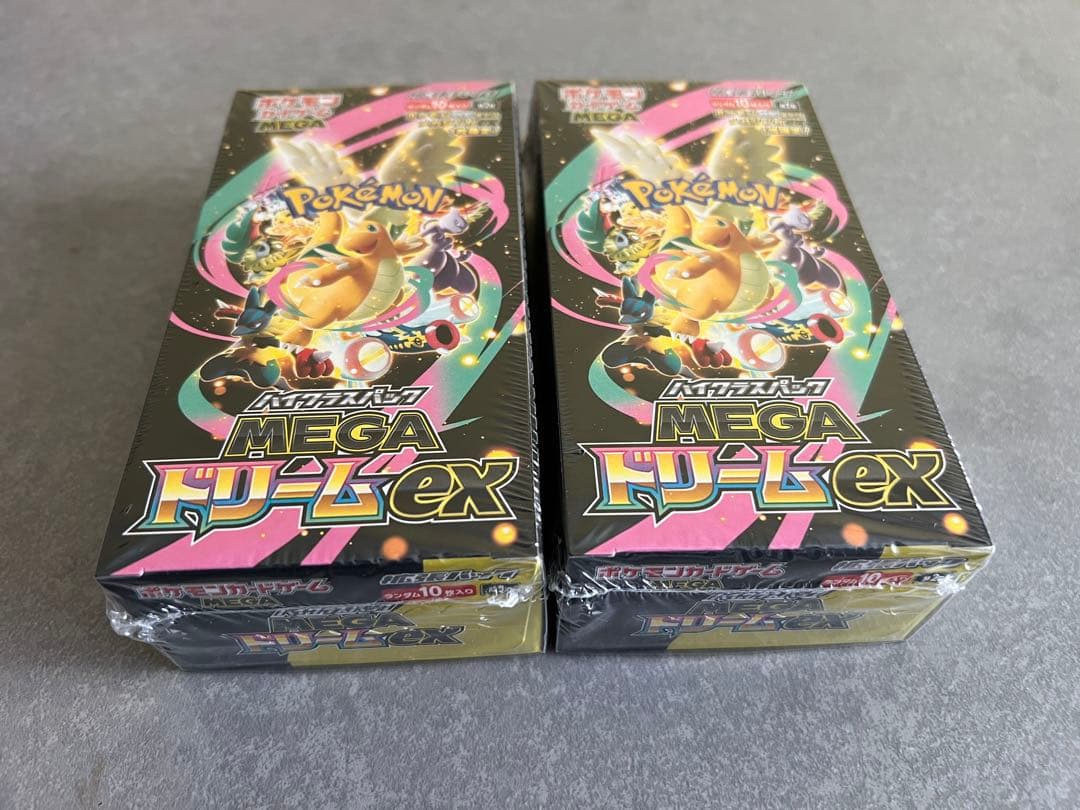 ポケモンカードゲーム　MEGAドリームex 2BOX シュリンク付き