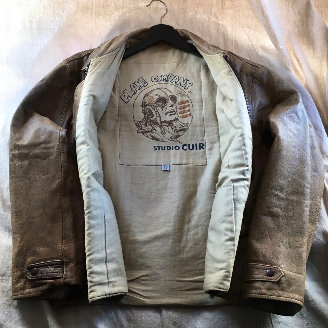 ★本革【10月特別価格】◎STUDIO CUIR＞フライトジャケット｜QF137