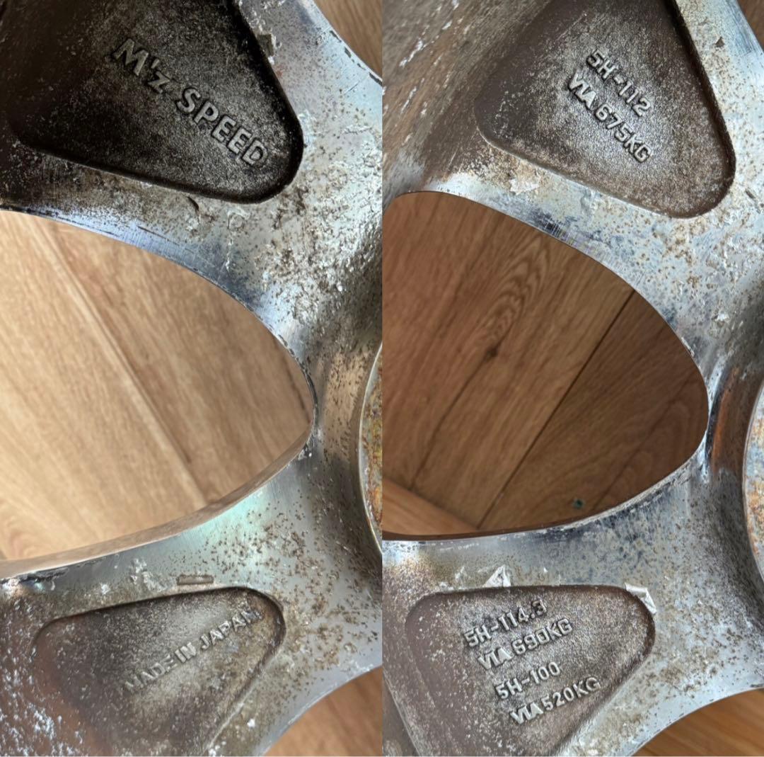 ★M‘z Speed Juno LUX★18×8.0J★5H★+45★114.3