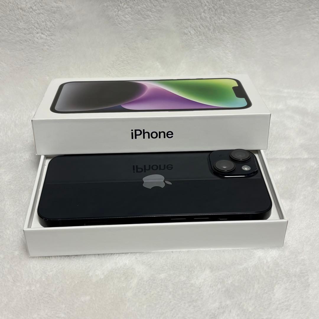 iPhone 14 256GB ミッドナイト SIMフリー バッテリー77%