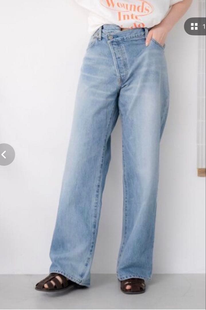 Ungrid アングリッド　リメイクデザインルーズデニム　23