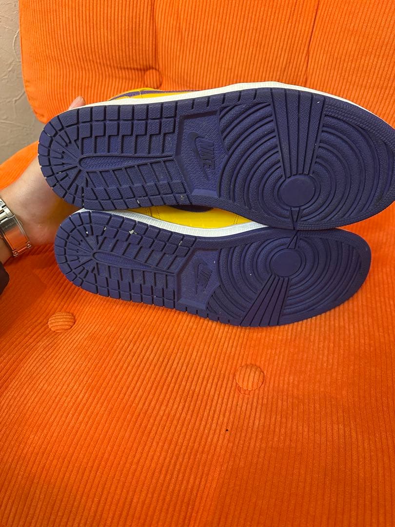 靴 Nike Air Jordan 1 Mid LAKERS \"Lakers\"