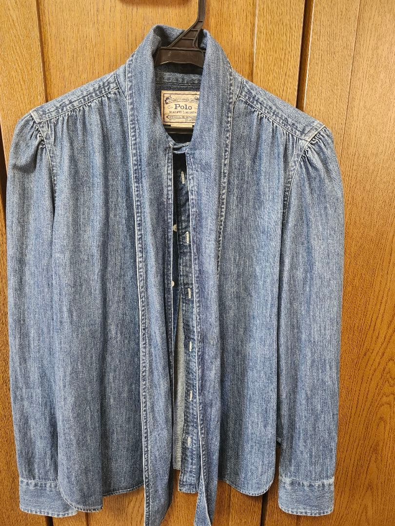 Polo Ralph Lauren デニムリボン長袖シャツ