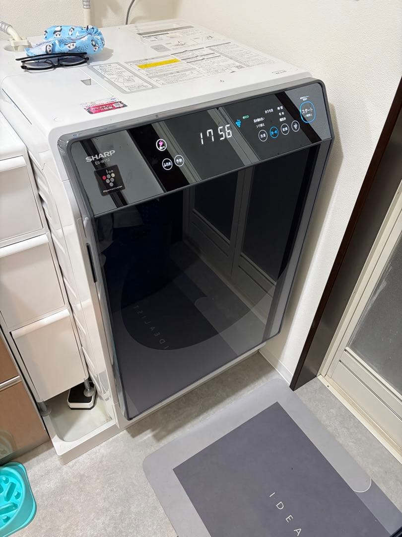 SHARP ES-W112 ドラム式洗濯機　右開き