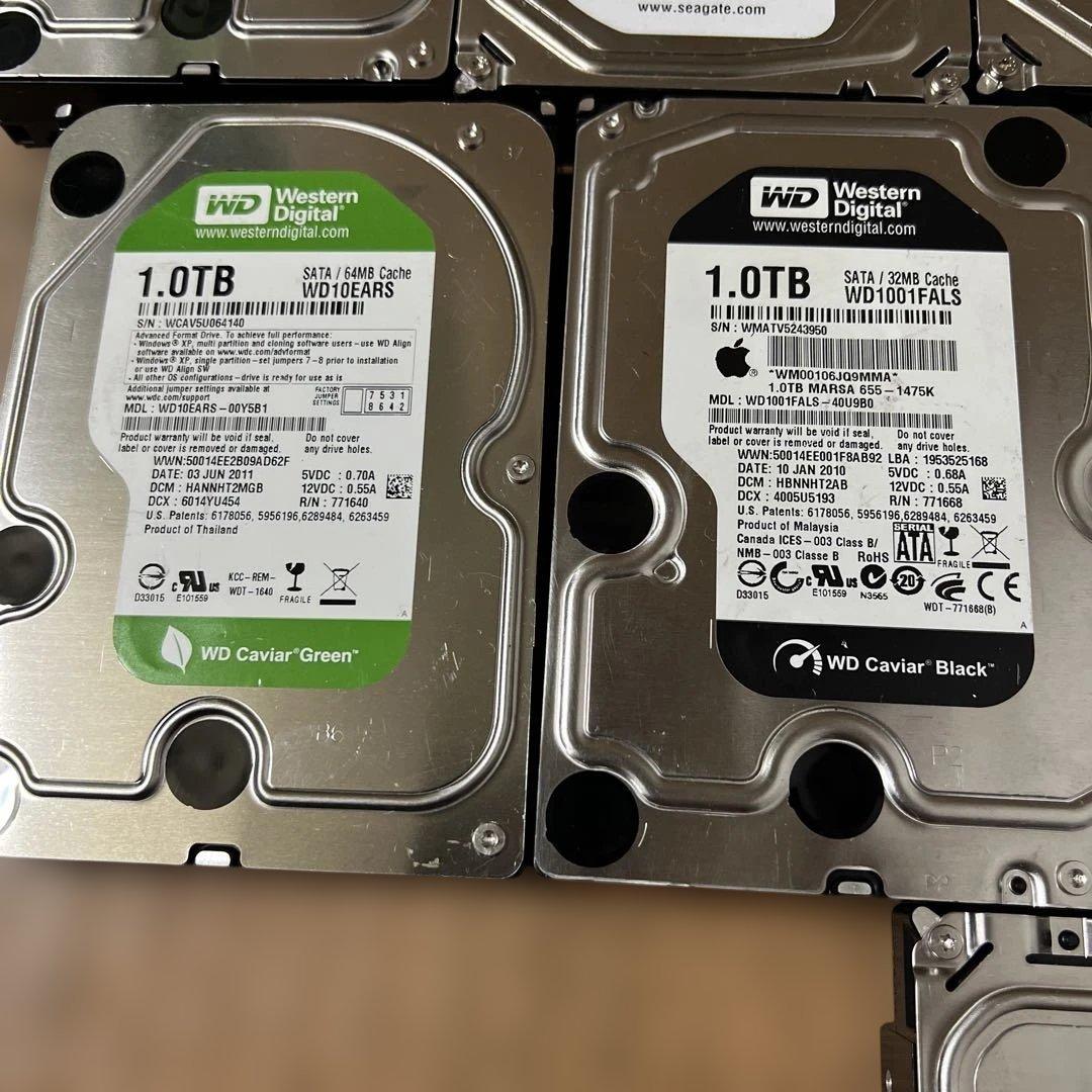 まとめ10個売り 4TB 、2TB、1TBストレージ中古。