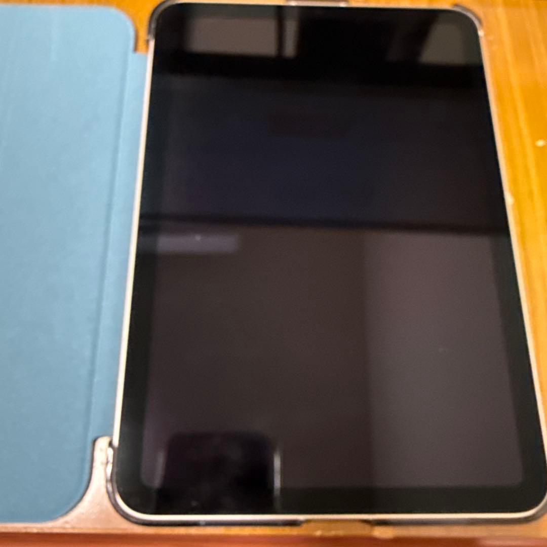 か*中様 iPad mini 6スターライト　本体 青色カバー付き