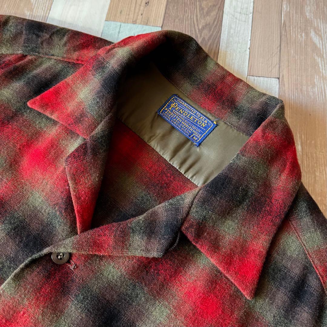 【極上品!!】50s PENDLETON ボードシャツ オンブレ 美品 60s