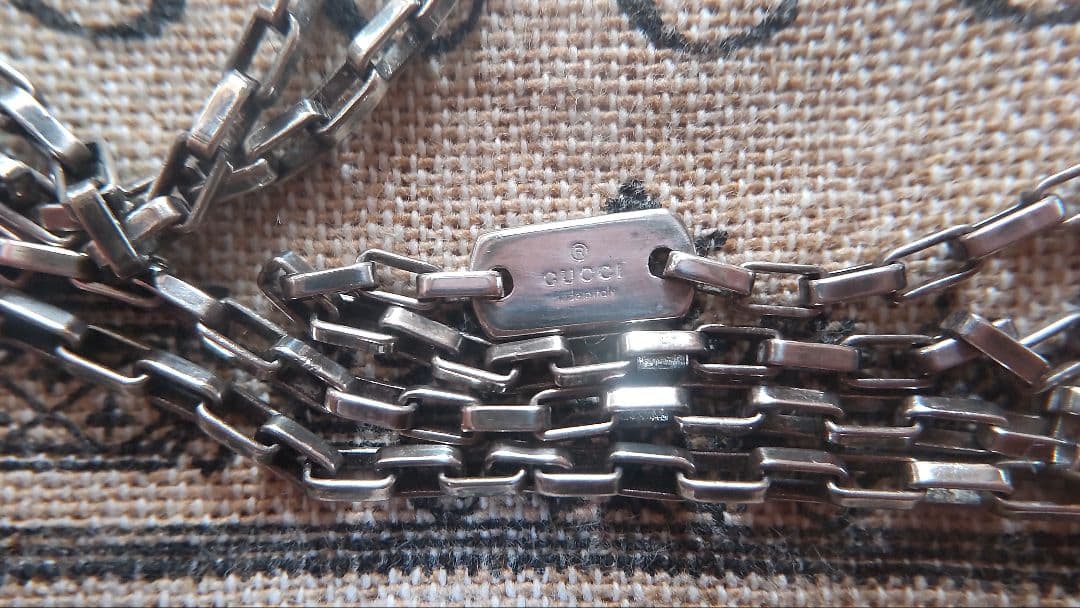 GUCCI グッチ ベネチアンチェーン ネックレス シルバー925