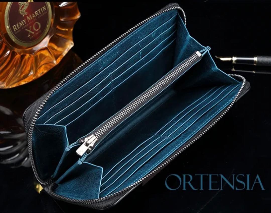 長財布　ブラック　黒　未使用品　トーマスウェア　ブライドルレザー　日本製