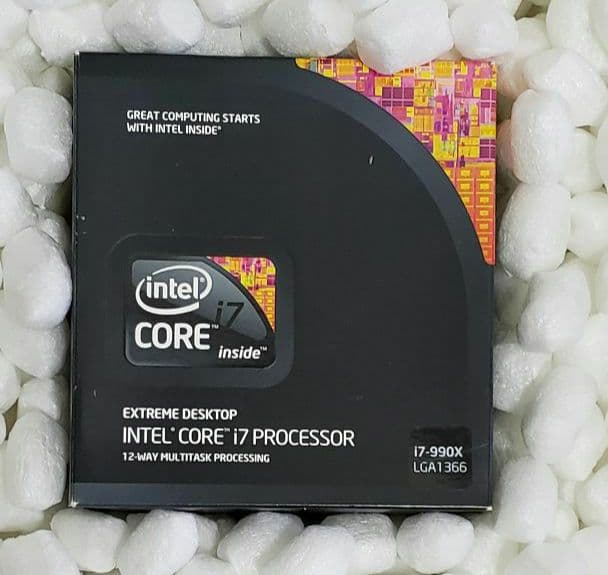 未使用 Intel Core i7-990x CPU