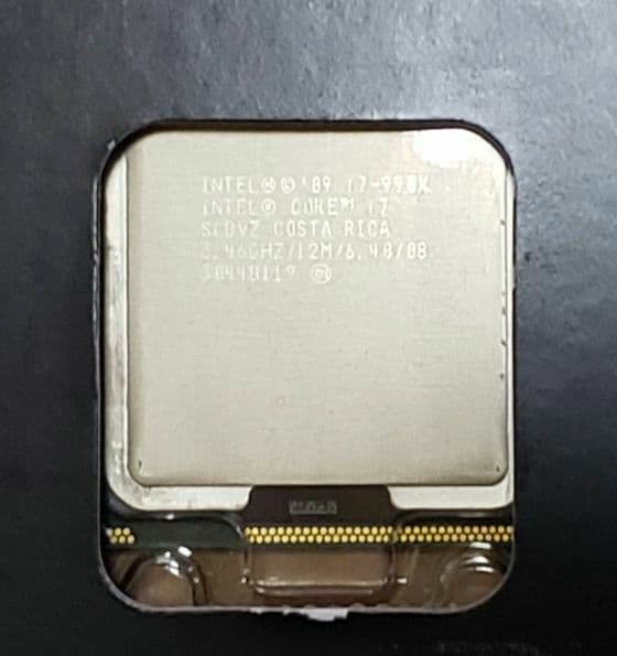 未使用 Intel Core i7-990x CPU