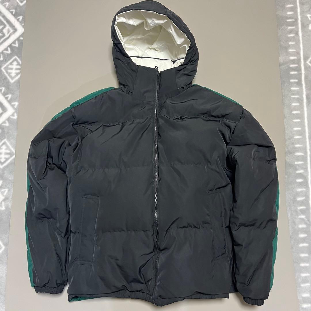 【寒波到来】アディダス リバーシブル ダウンジャケット ホワイト XL