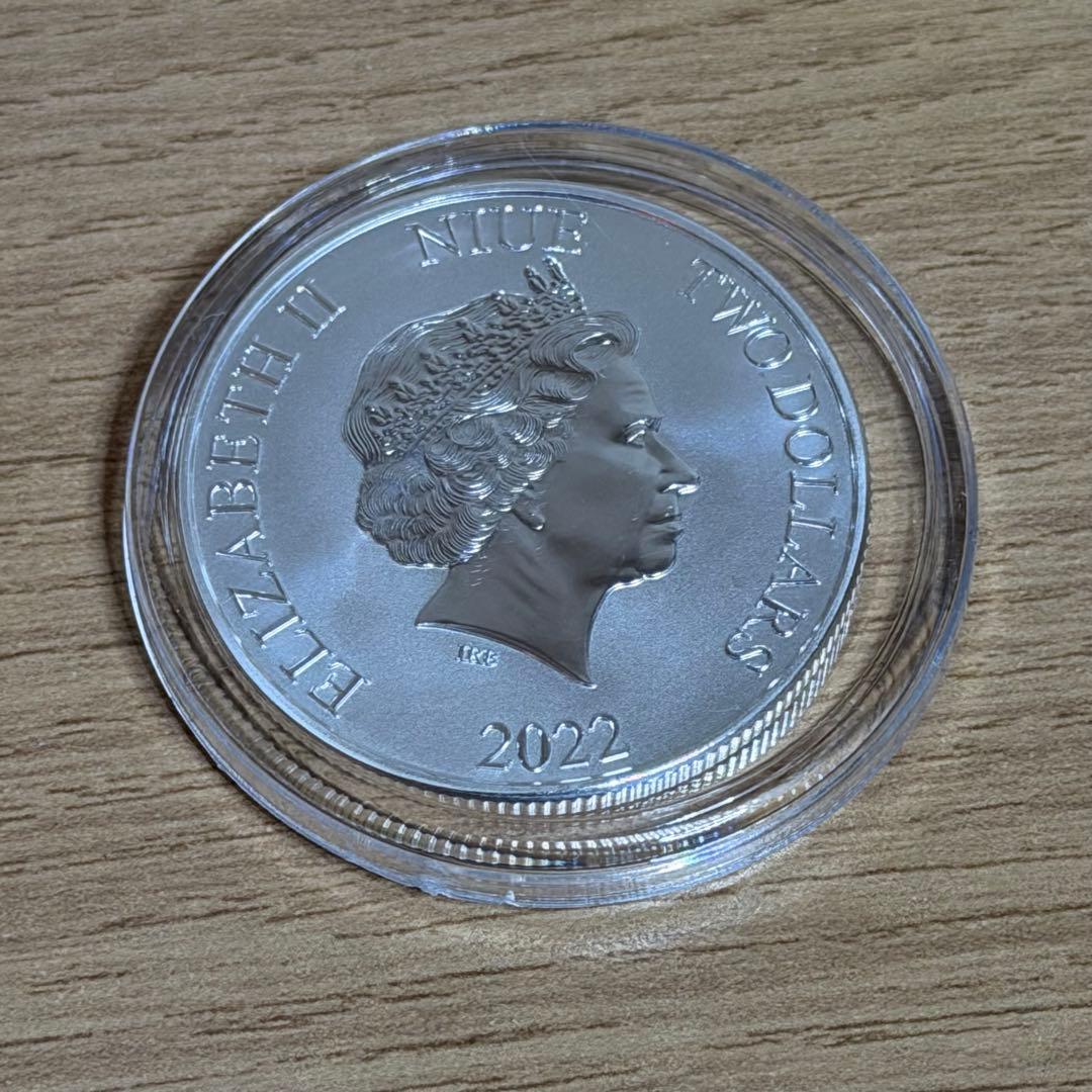 2021年 ニウエ「タク タイマイ・カメ」純銀 1オンス 銀貨