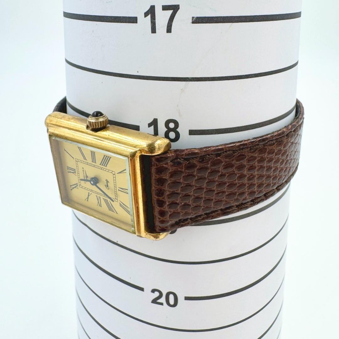 【新品電池】LONGINES ロンジン ゴールド文字盤 スクエア レディース