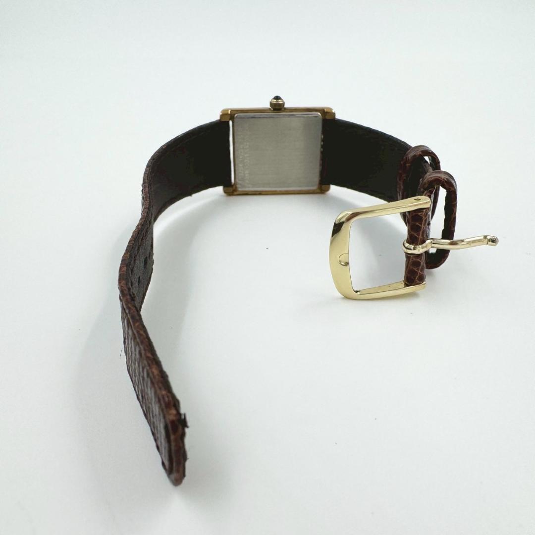 【新品電池】LONGINES ロンジン ゴールド文字盤 スクエア レディース