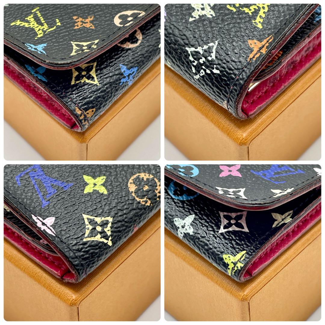 ルイヴィトン マルチカラー ミュルティクレ4 キーケース 4連 ブラック