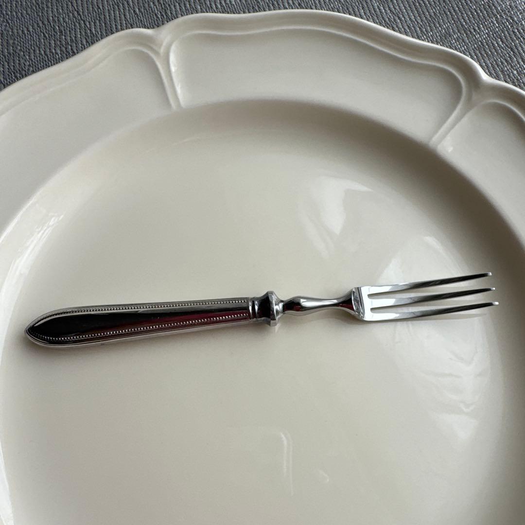 イギリス製　ヴィンテージ 　ロッジ　 デザートナイフフォーク12本セット