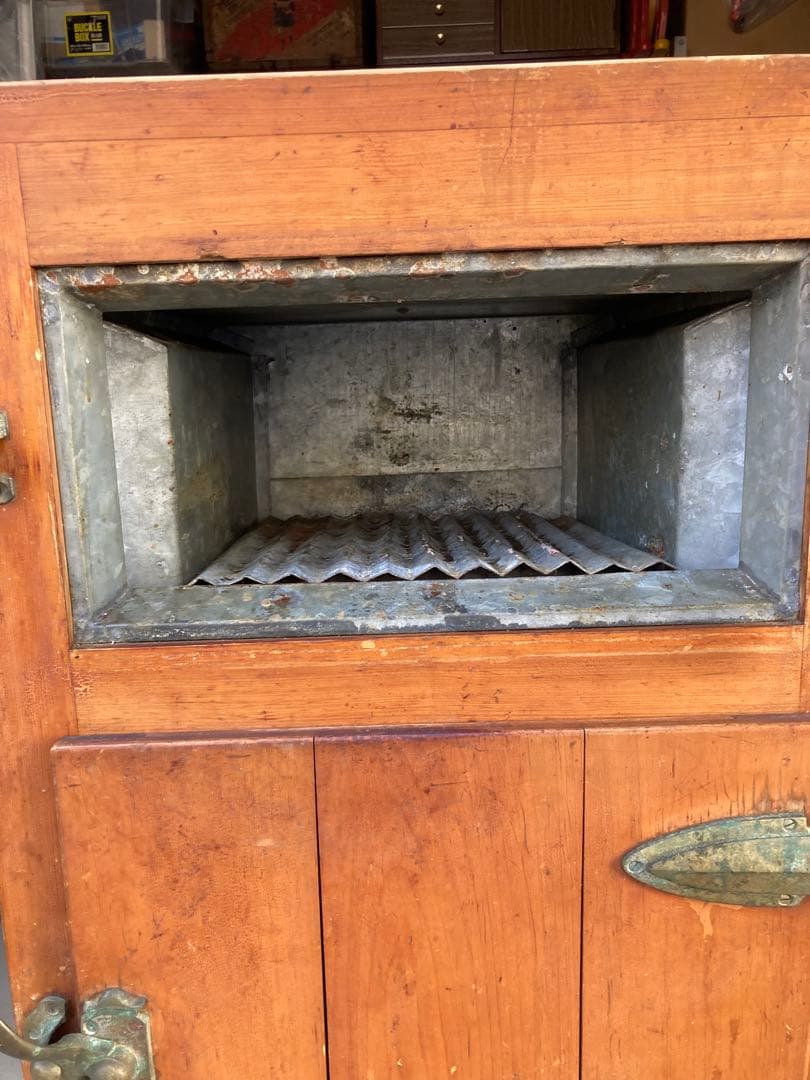 昭和レトロ　木製冷蔵庫　保冷庫