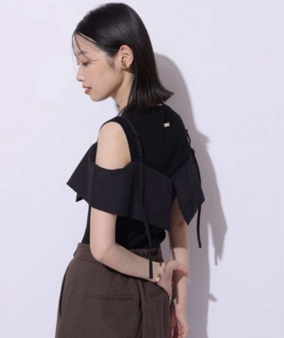 Mystrada ビックカラードッキングニット