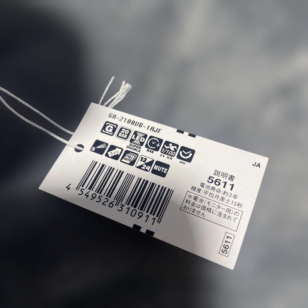 カ*チ様 カシオ G-SHOCK GA-2100VB 1AJF カシオーク 未使