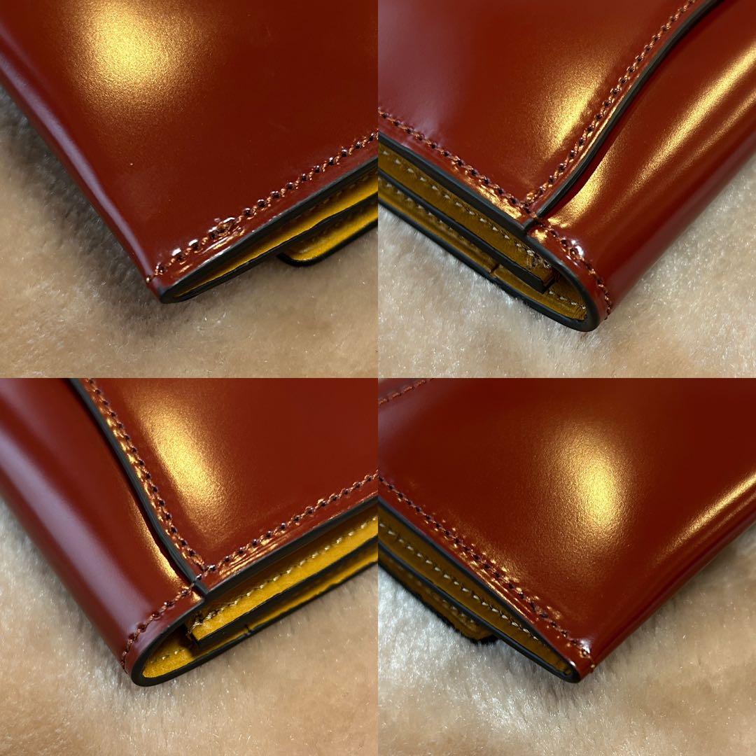 ソメスサドルコードバンカード入れ付きケース小銭入れスリムウォレットミニ財布