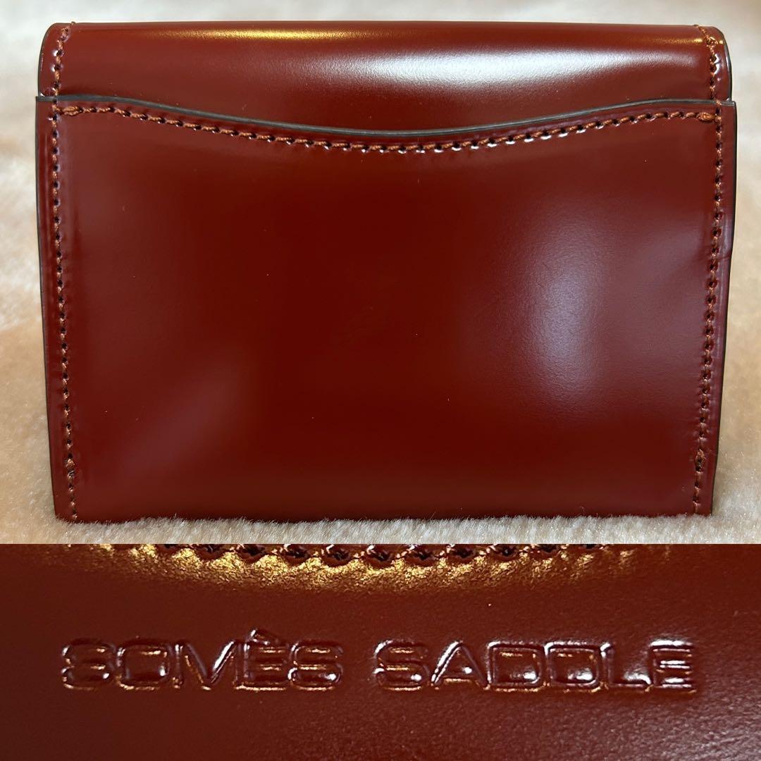 ソメスサドルコードバンカード入れ付きケース小銭入れスリムウォレットミニ財布