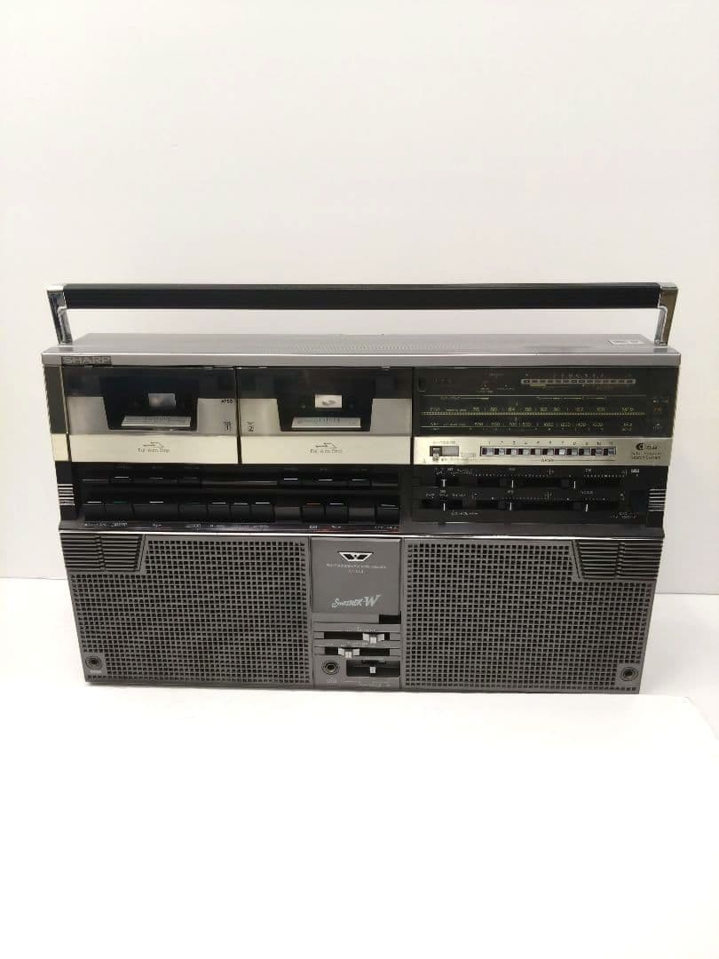 希少 SHARP GF-808 ラジオ カセットレコーダー ザ・サーチャー W