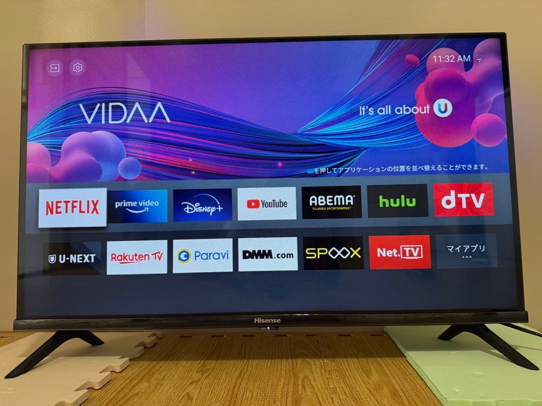ハイセンス　32A40H 32インチ2022年製⭕️地上 BS/CSスマートテレビ