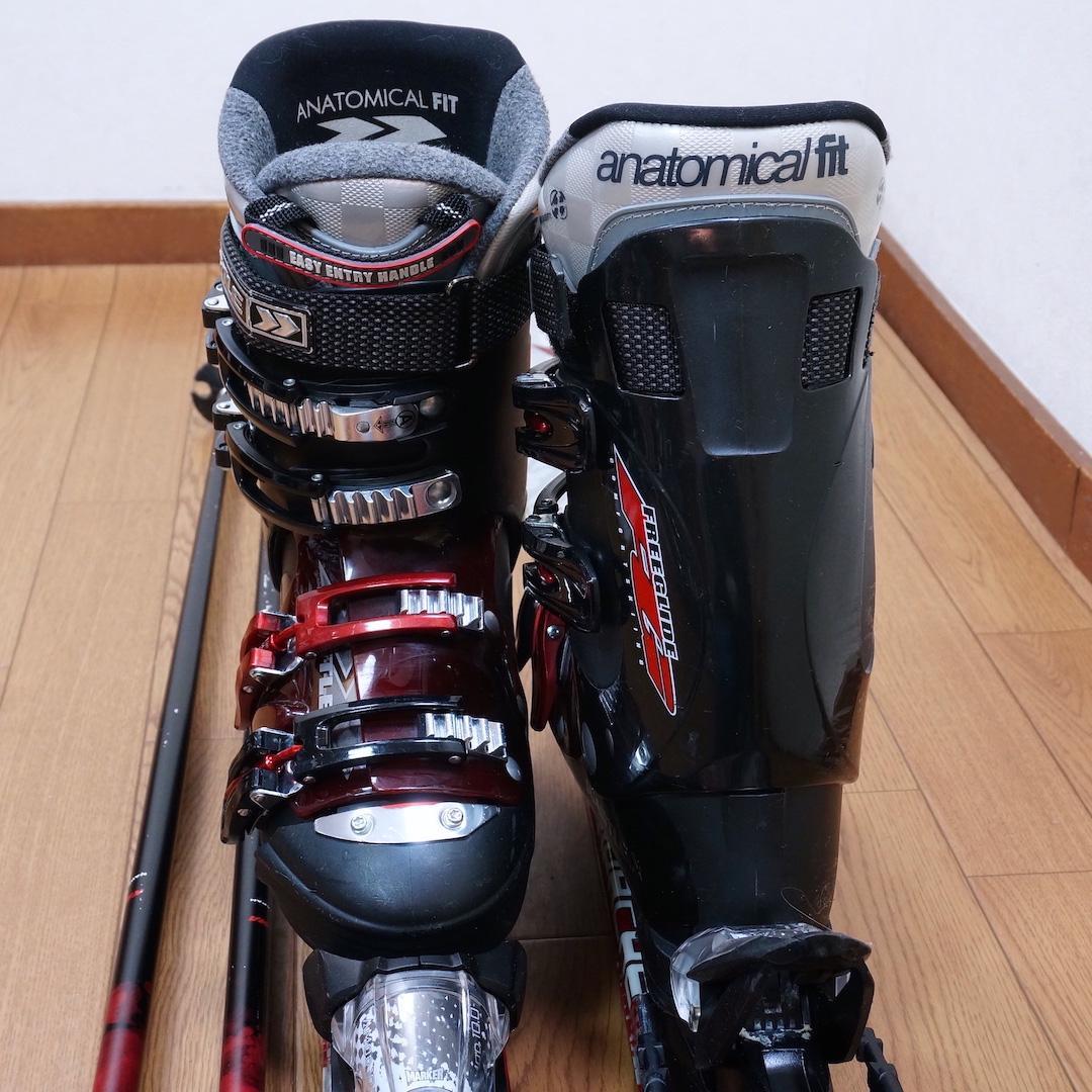 メンテ済 163cm 靴26～26.5cm K2 カービングスキーセット