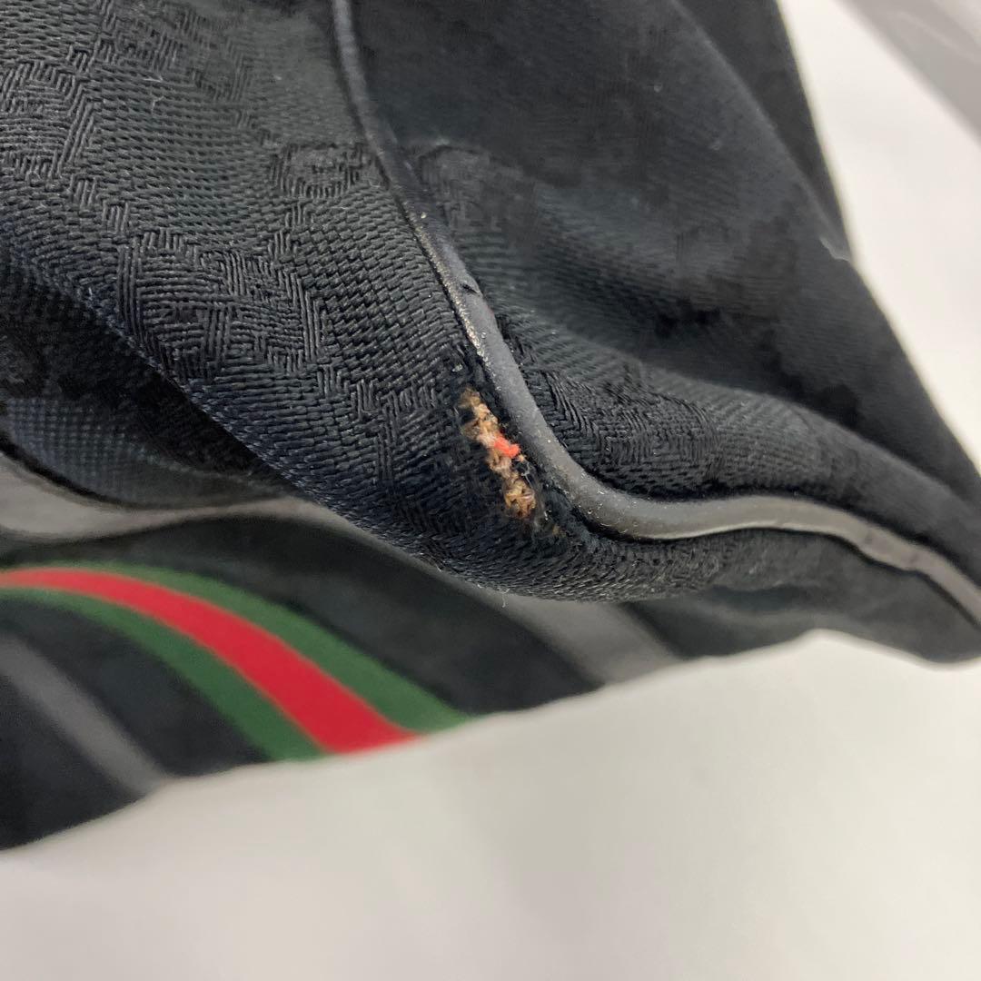 GUCCI　オールドグッチ　ミニボストンバッグ　シェリーライン　3218