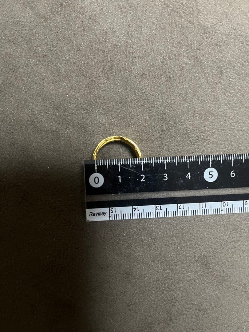 s925 ゴールド　フェザーリング